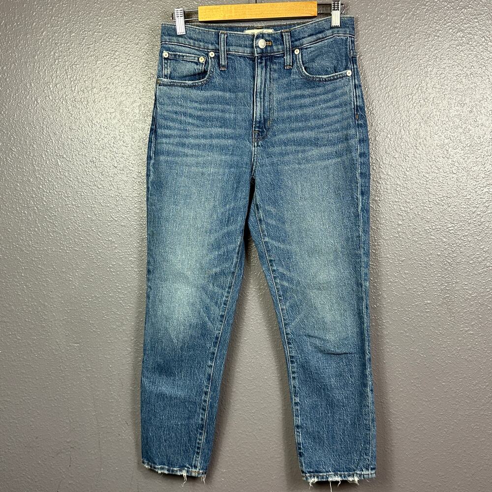 Madewell The High-Rise Slim Boyjean Womens 27 Blue Denim